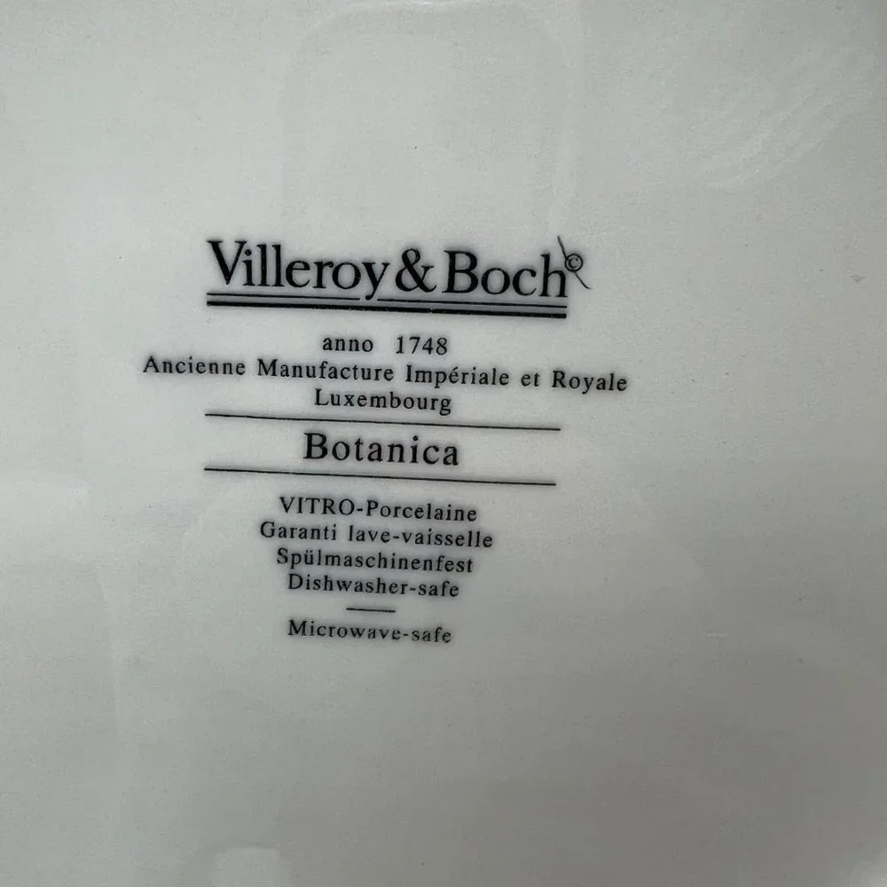 Villeroy & Boch BOTANICA Round Trivet Tea Plate Agrimominia